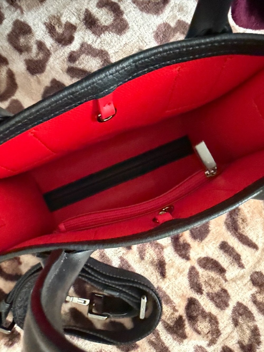 Brand new Christian Louboutin Black Leather mini tote style: by my side - Picture 3 of 5